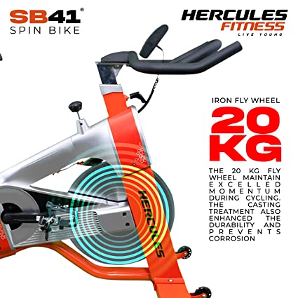 Hercules fitness equipment best rate in India sb41 spin bike