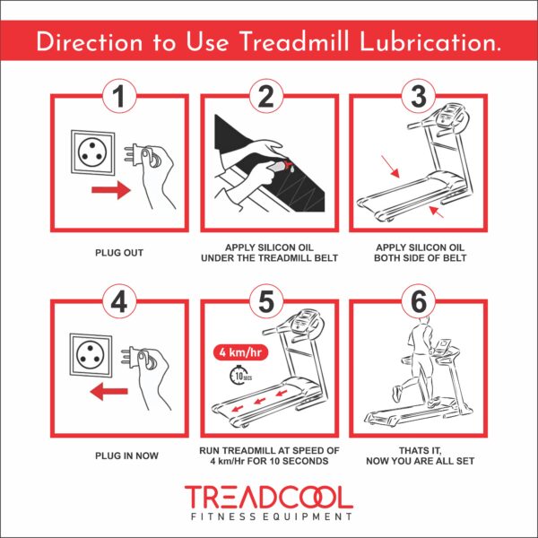 treadcool silicon oil treadmill best rate india