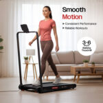 Sparnod WalkyShaky Plus 2-in-1 Walking Pad Treadmill | Foldable Under Desk Treadmill for Home Use