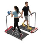 STH-3007 3-in-1 Double-Sided Walking Pad Treadmill with Acupressure Massage Pad Sparnod fitness