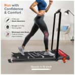 STH-3007 3-in-1 Double-Sided Walking Pad Treadmill with Acupressure Massage Pad Sparnod fitness - Image 5