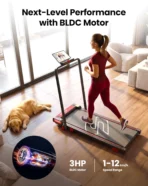 Sparnod STH-3008 2-in-1 Treadmill – 3 HP, 110 kg - Image 2