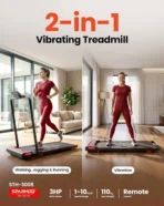 Sparnod STH-3008 2-in-1 Treadmill – 3 HP, 110 kg - Image 3