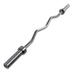 SROEZ - Sparnod Olympic EZ Curl Zig Zag Bar with Collars | 3 Feet | 4 Feet | 5 Feet