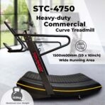 STC-4750 Heavy-Duty Commercial Curve Treadmill | Curved Treadmill by Sparnod - Image 10