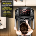 STH-5700 (3 HP DC Motor) Large LED Display with auto incline Treadmill - Image 4