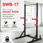SWB-17 / AC-018 Multi Purpose squat Rack - Image 10