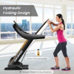 STH-5700 (3 HP DC Motor) Large LED Display with auto incline Treadmill - Image 6
