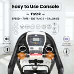 STH-4200 (2.25 HP DC Motor) multi-function with Semi Auto Lubrication Treadmill - Image 4