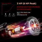 STH-5700 (3 HP DC Motor) Large LED Display with auto incline Treadmill - Image 15