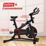 SSB-09 Spin Bike Exercise Cycle for Home Gym with 9 kg Heavy-duty Flywheel - Image 15