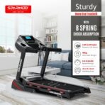 STH-3400 (2 HP DC Motor) foldable Sturdy treadmill with shock absorption - Image 11