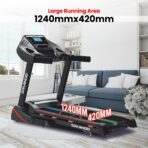 STH-3400 (2 HP DC Motor) foldable Sturdy treadmill with shock absorption - Image 14