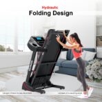 STH-3400 (2 HP DC Motor) foldable Sturdy treadmill with shock absorption - Image 7