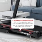 STH-3400 (2 HP DC Motor) foldable Sturdy treadmill with shock absorption - Image 16