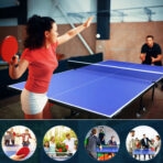 STT-13 Foldable Table Tennis Table for Indoor Sport Use - Image 4