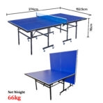 STT-13 Foldable Table Tennis Table for Indoor Sport Use - Image 6