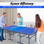 STT-13 Foldable Table Tennis Table for Indoor Sport Use - Image 7