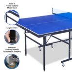 STT-13 Foldable Table Tennis Table for Indoor Sport Use - Image 8