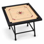 3 ft Carrom Board Set with Coins, Striker, Stand and Powder