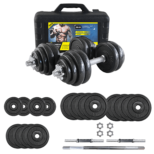 SD-30 DUMBBELL SET WITH CASE - Image 1