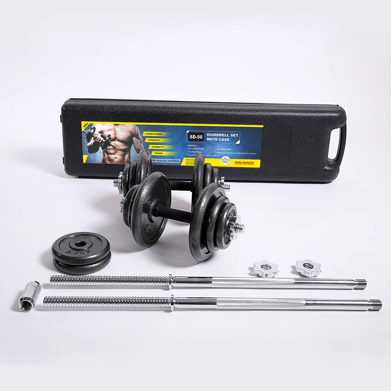 SD-50 DUMBBELL SET WITH CASE - Image 1