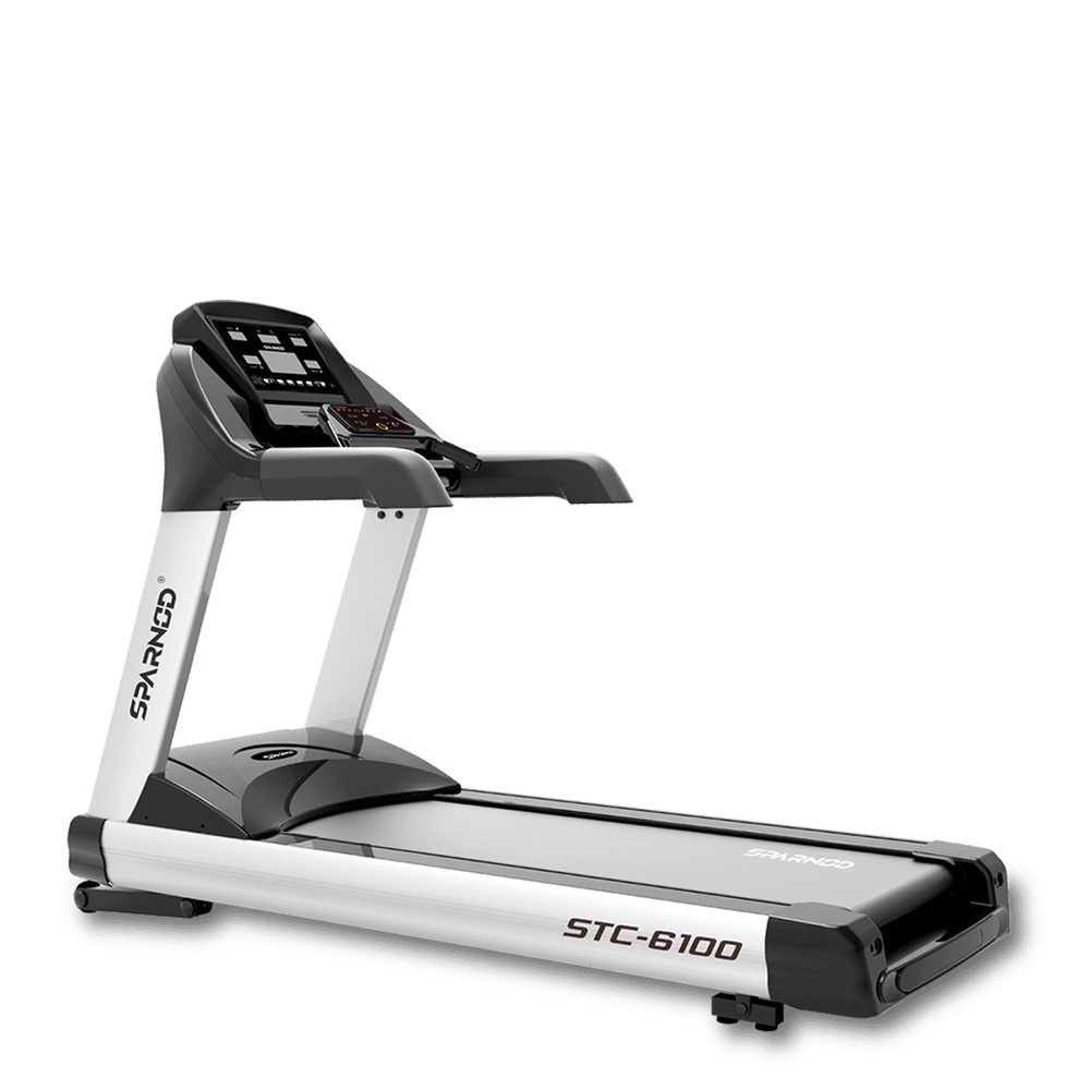 stc-6100-treadmill-factory-1 STC-6100 (6 HP AC Motor) LED Dial Instrument Display Treadmill - Image 1