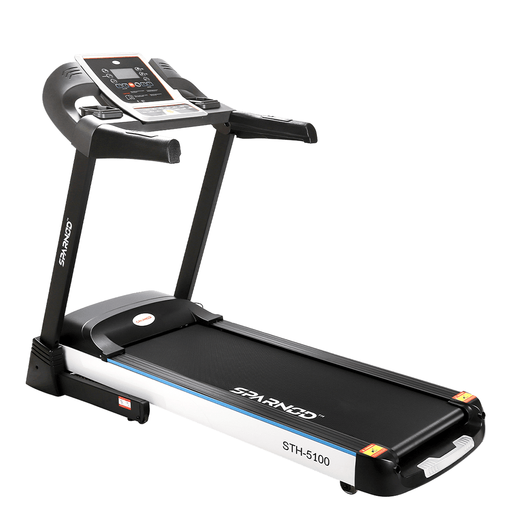 sth-5100-rent-running-machine-1 STH-5100 (2.5 HP DC Motor) Dual spring shock absorption Home Treadmill - Image 1